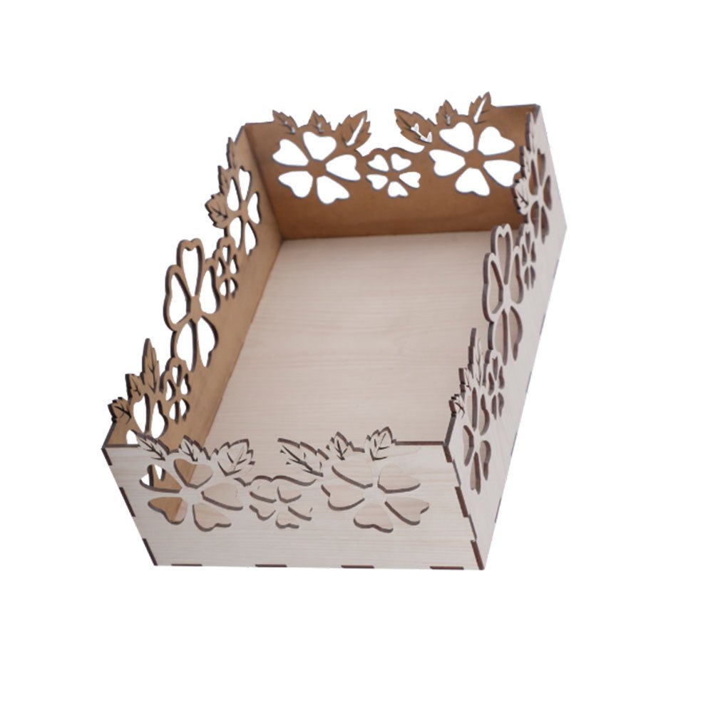 LASER CUT WOODEN TRAY