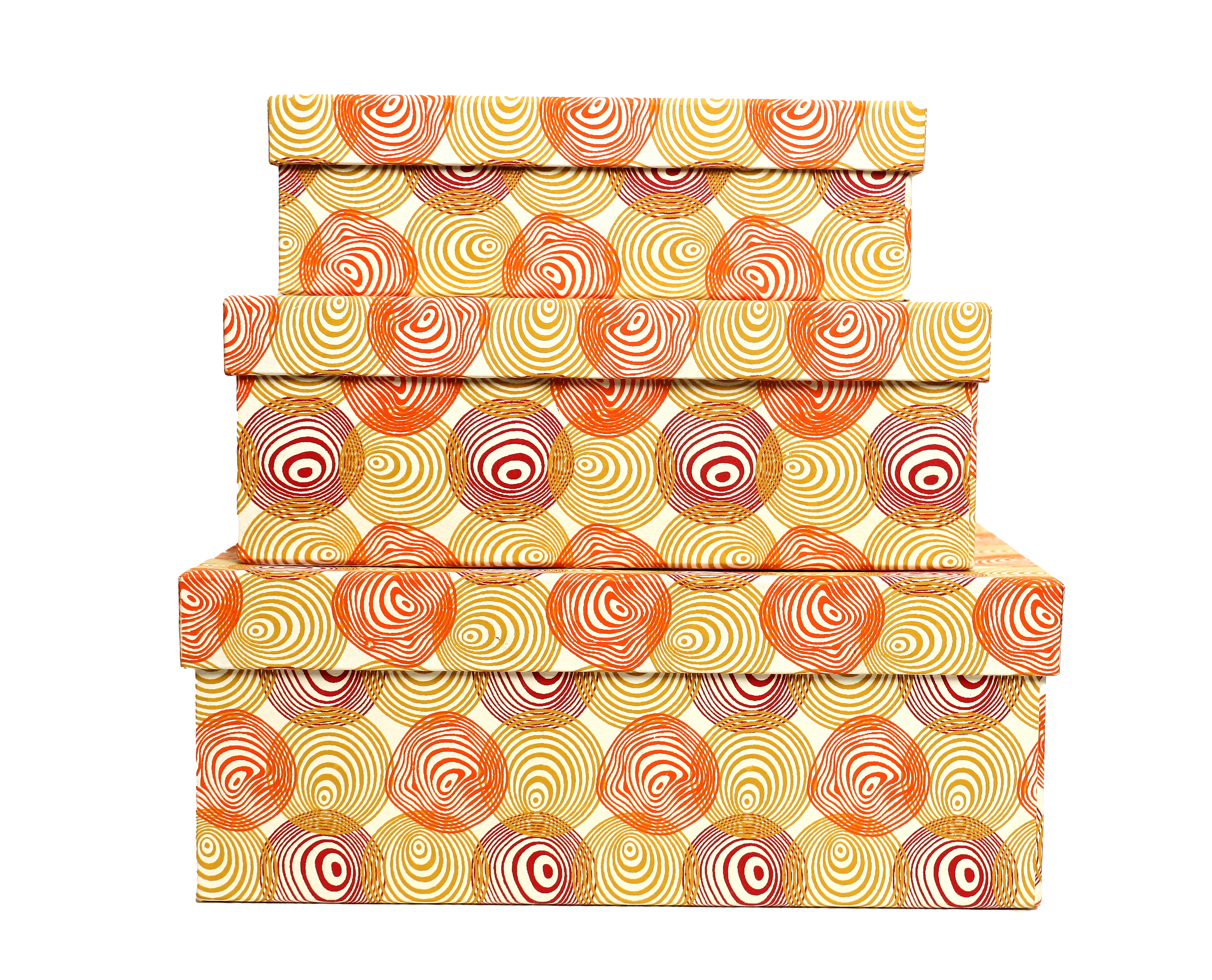 Rectangle Paper Box 3 Piece Set